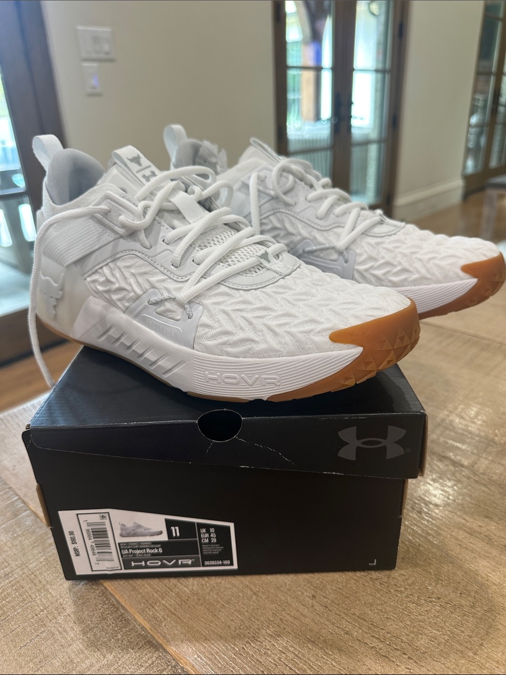 Under Armour HOVR Project Rock 6 size 11